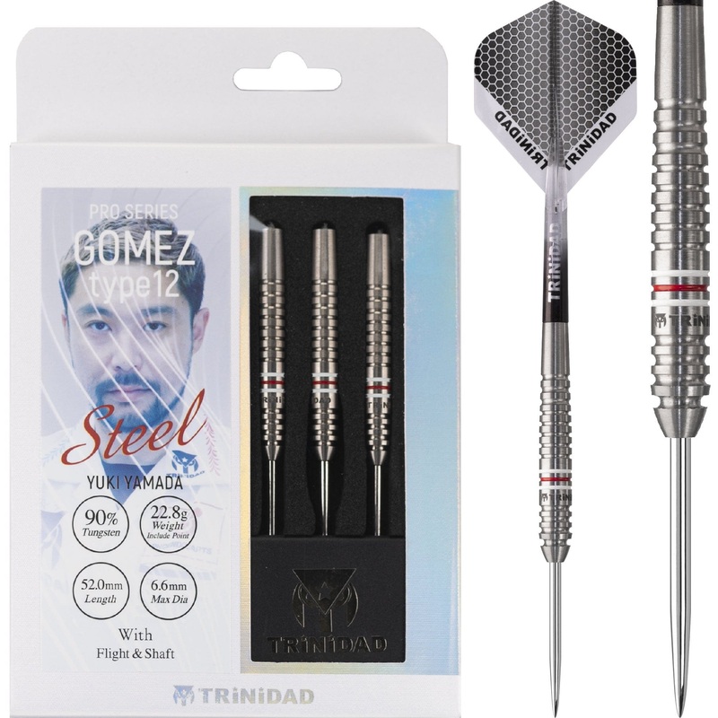*Trinidad Pro – Steel Tip Darts – Yuki Yamada – Gomez – Type12 – 22.8g 22g
