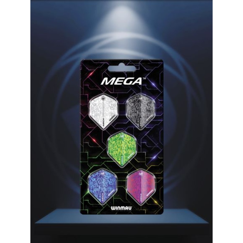 Winmau Mega Standard Flight Collection Standard 75 Micron Poly metronic