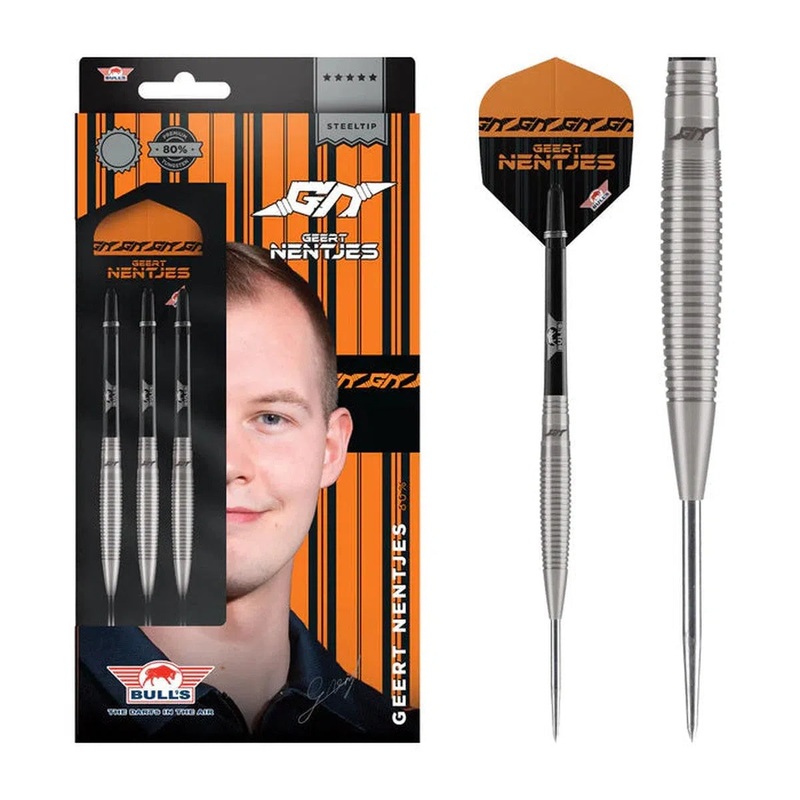 Bull’s NL Geert Nentjes 80% Tungsten Steel Tip Darts 22 GRAM