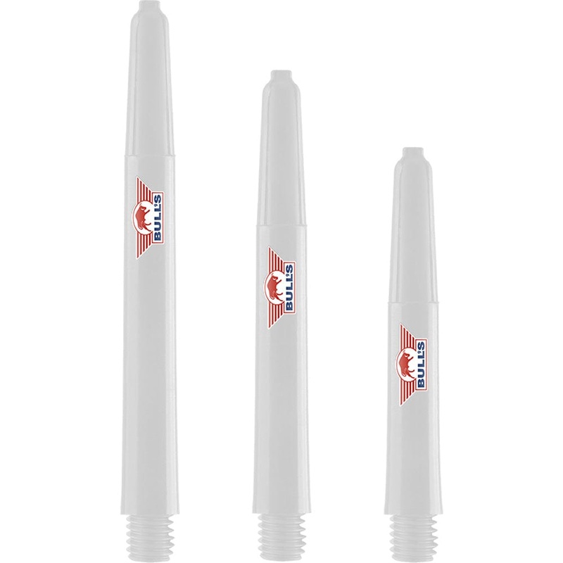 *Bulls Airstriper Dart Shafts – Polycarbonate – White Medium
