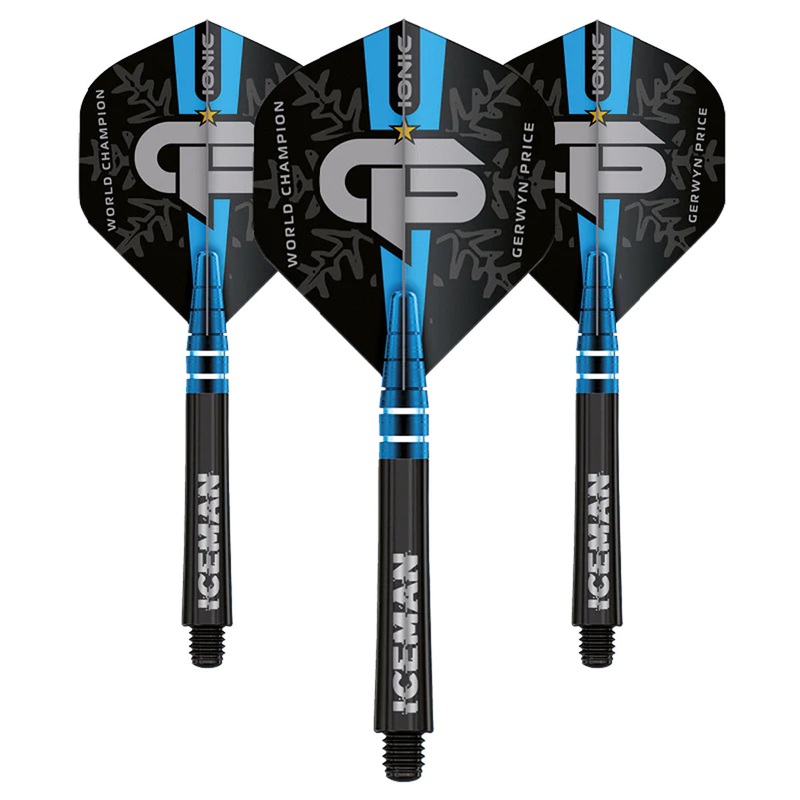 Gerwyn Price World Champion Nitro Ionic & Hardcore Combo Black by Red Dragon – 2 Sets
