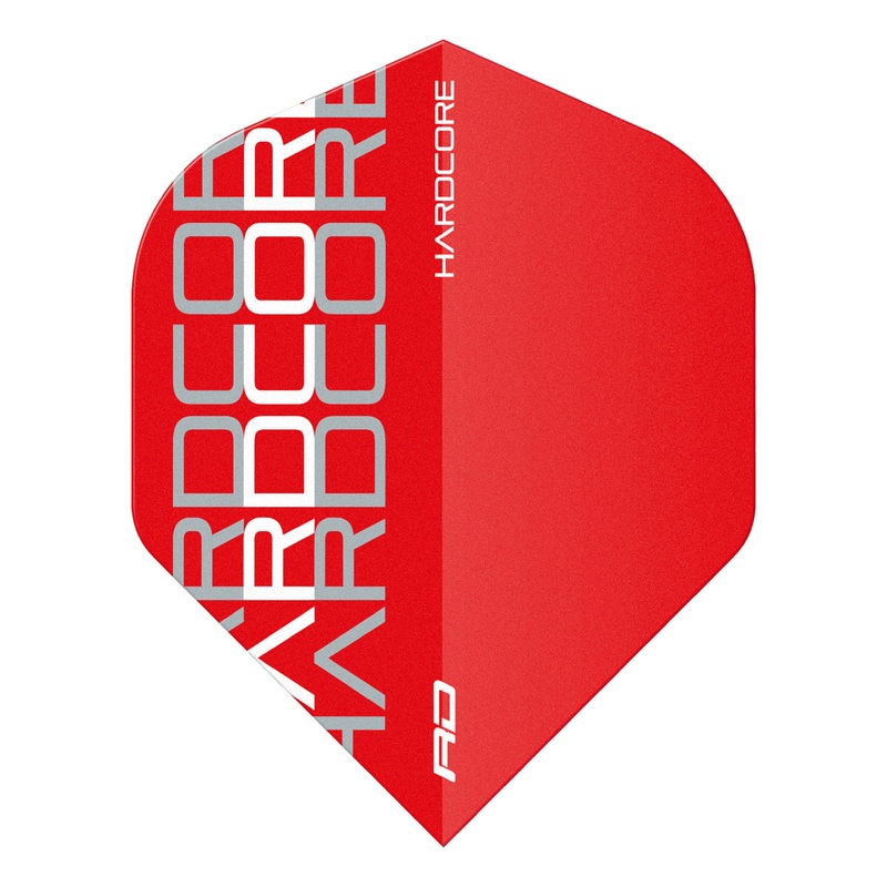 Hardcore XT Radical White Triple Standard Dart Flights by Red Dragon