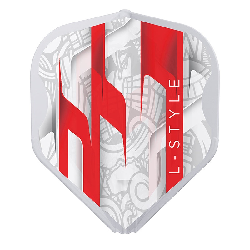 L-Style EZ Origin Mamo Series Dart Flights – L1 / Standard White