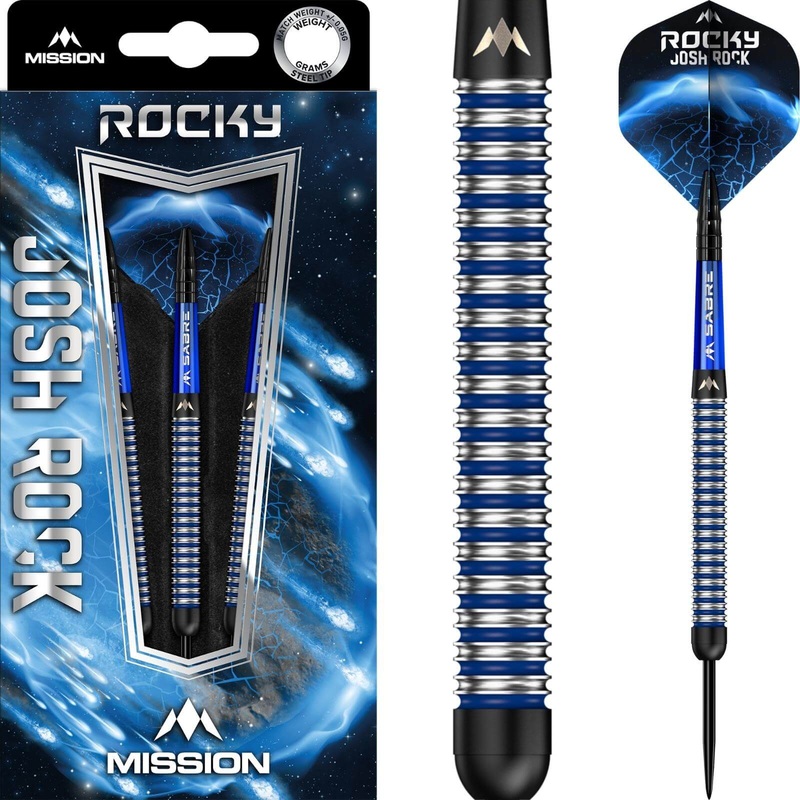 Mission – Josh Rock Darts – Steel Tip – 95% Tungsten – 22g 24g 26g 28g 22 grams