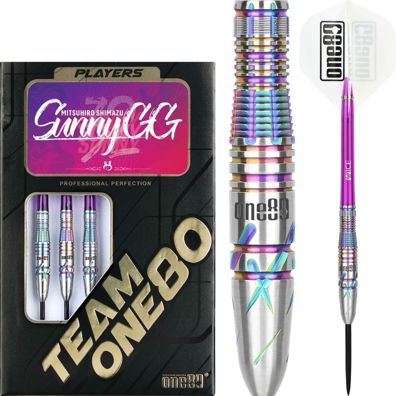 One80 – Sunny GG Darts – Steel Tip – 90% Tungsten – 22g 24g 22 grams