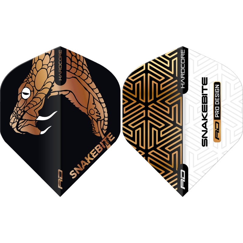 Red Dragon – Peter Wright Bronze Hardcore – Big Wing Dart Flights F6870