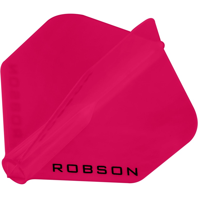 Robson Plus Dart Flights Pink No6 Standard Shape Pink