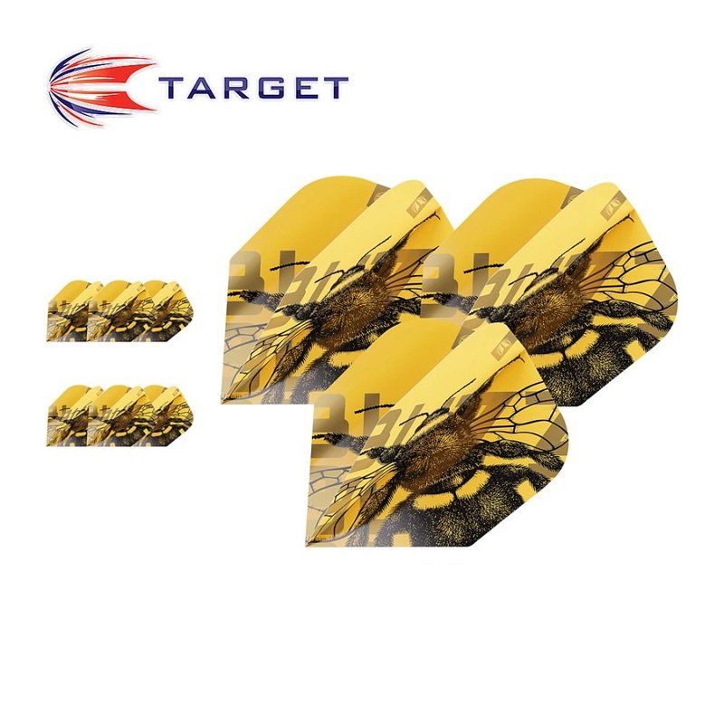Target Buzz x 3 Sets Pro.Ultra Flights Bagged 2024 No6 Shape
