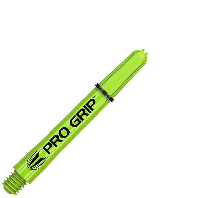 Target Pro Grip Nylon Dart Shafts – Short Green (3 Sets)