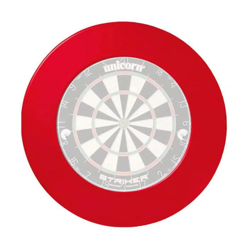 Unicorn Professional Heavy Duty Dartboard Surround – Red