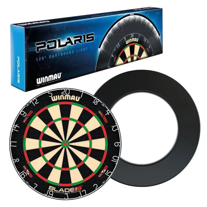 Winmau Blade 6 Dual Core Polaris & NPQ Surround Bundle Black