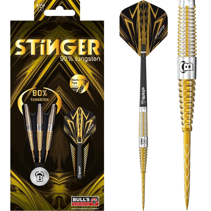 BULL’S Stinger Darts – Steel Tip – Gold Titanium 23g