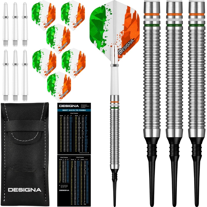 *Designa Patriot-X Darts – Soft Tip – Ireland 20g