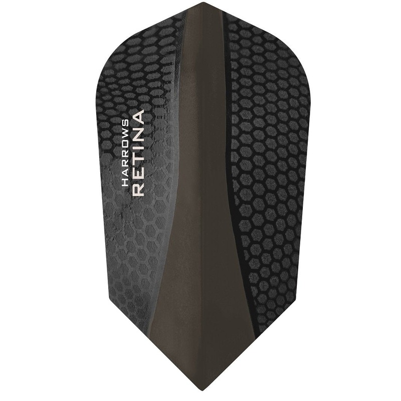 Harrows Retina Slim Black Dart Flights Black
