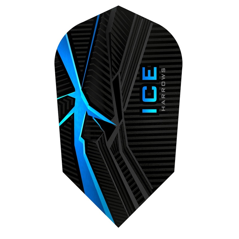 ICE Recut Aqua Slim Dart Flights By Harrows Aqua