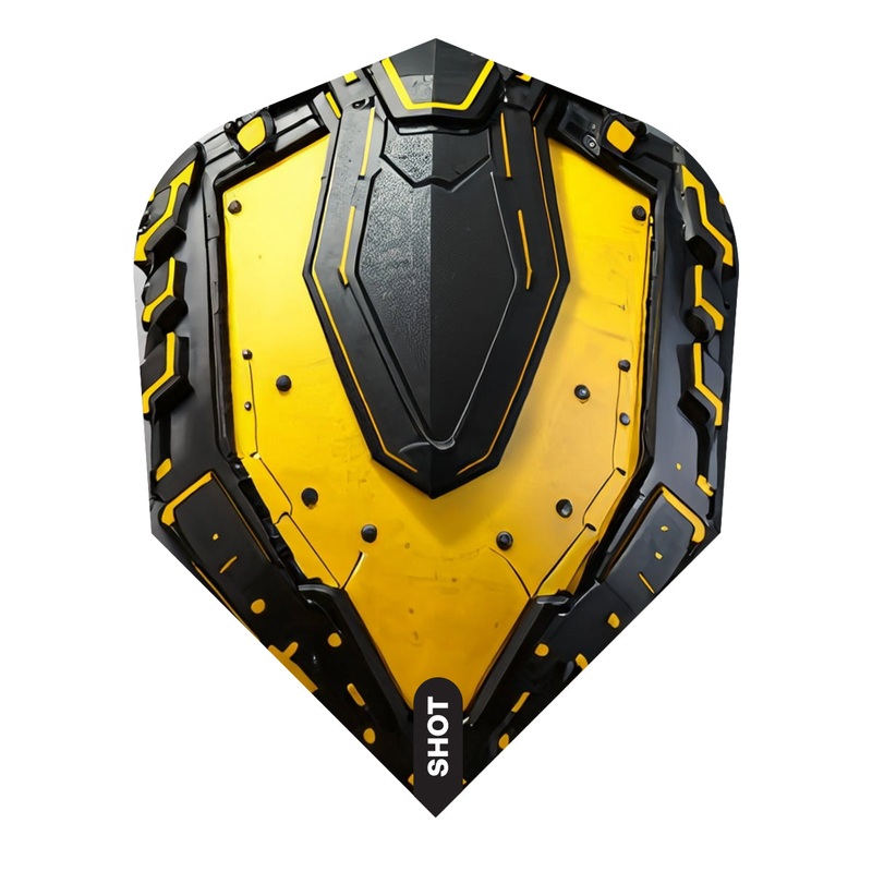 Shot AI Mecha Dart Flight Set Small Standard Standard 100 Micron Polymer