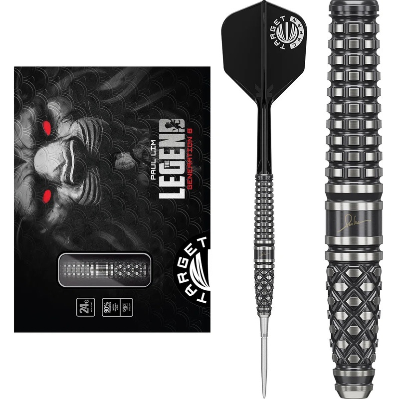 Target Japan Paul Lim The Legend Gen 8 SP 90% Tungsten Steel Tip Darts 24 GRAM