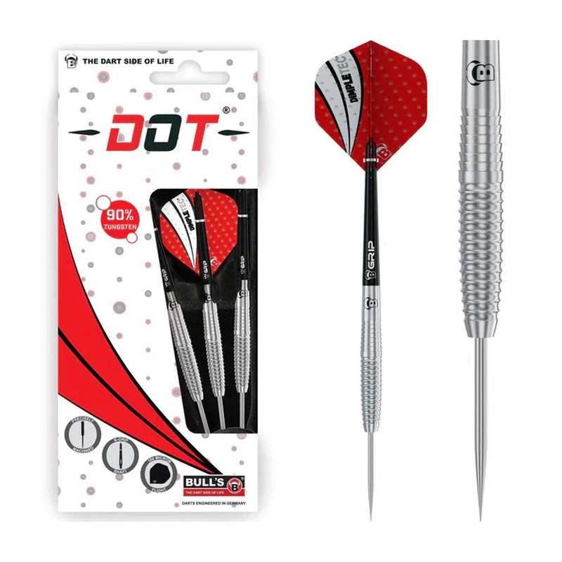 Bull’s DE Dot D1 90% Tungsten Steel Tip Darts 22 GRAM