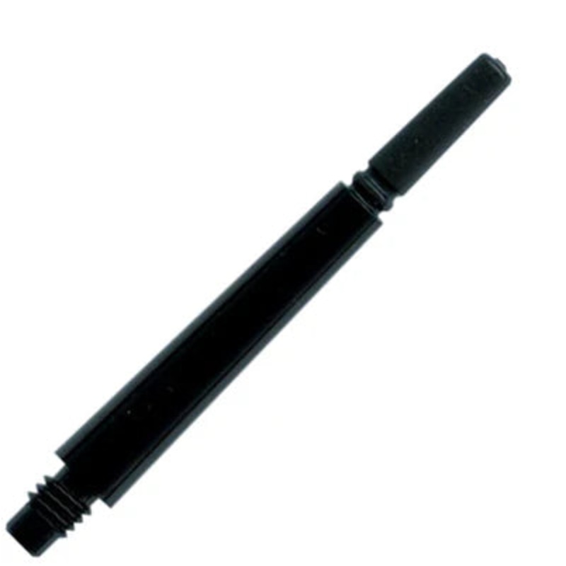 Cosmo Fit Flight Gear Normal Locked Dart Shafts – Inbetween #4 (28.5mm) Black Normal Shaft Only Length – 28.5mm Black