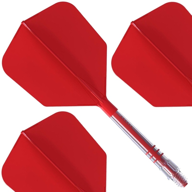 Cuesoul Rost T19 Carbon Fibre – Integrated Dart Shaft and Flights – Big Wing – Red Size 1