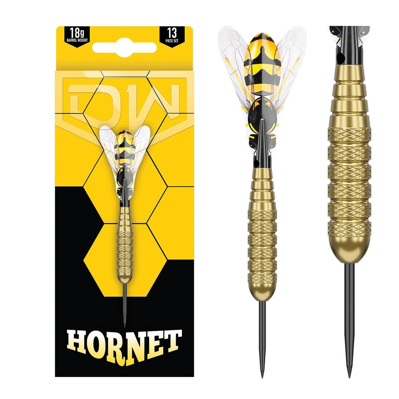 DW Hornet Brass Steel Tip Darts 18 GRAM