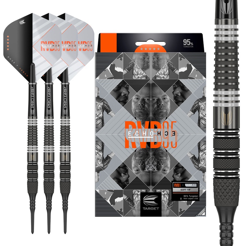 Raymond van Barneveld RVB95 Echo 95% Tungsten Soft Tip by Target 18 Gram