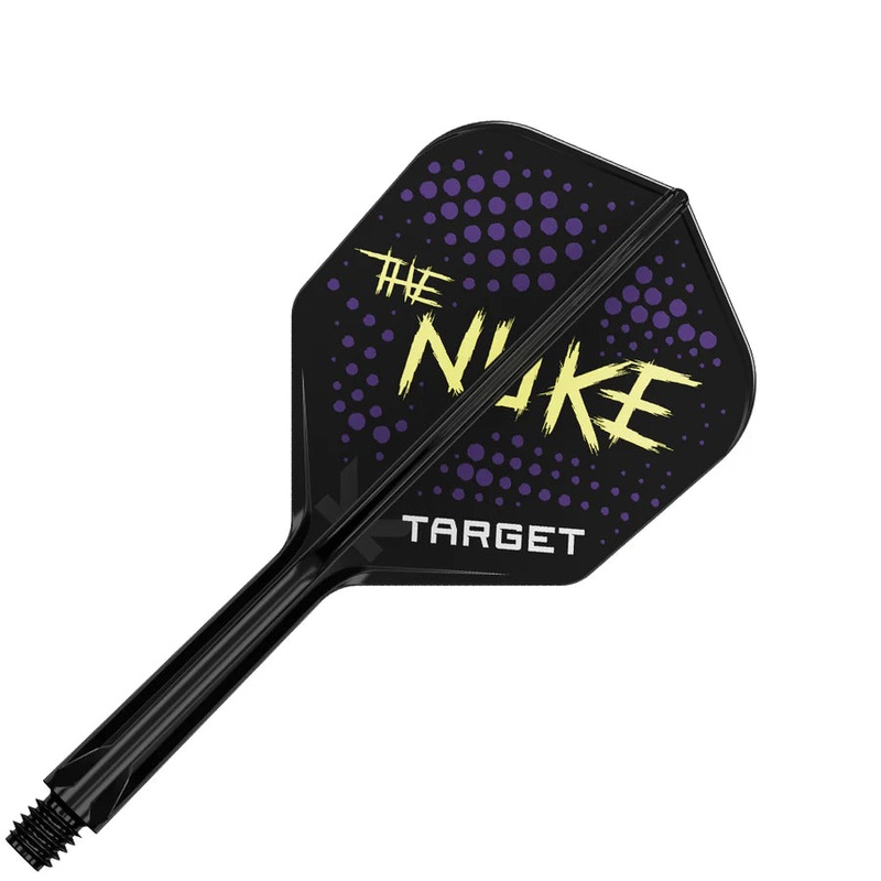 Target Luke Littler K-Flex Flight System No. 6 Intermediate Black Intermediate (26mm in length excluding thread) Plastic