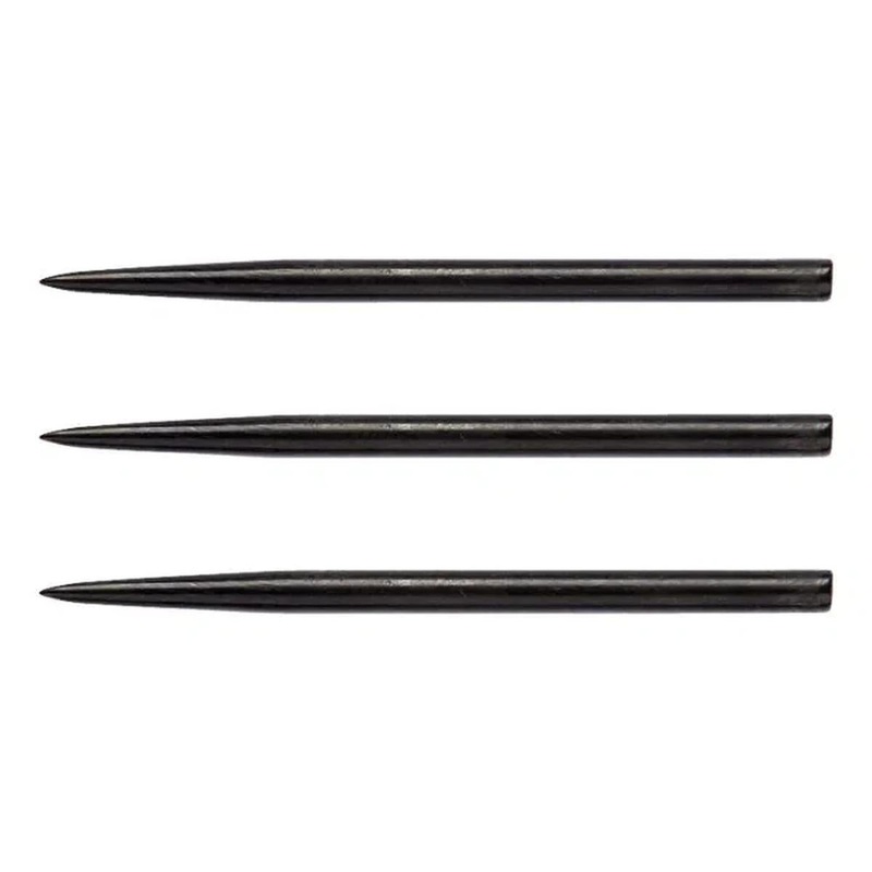 Winmau Black Plain / Smooth Grip Replacement Dart Points 32mm
