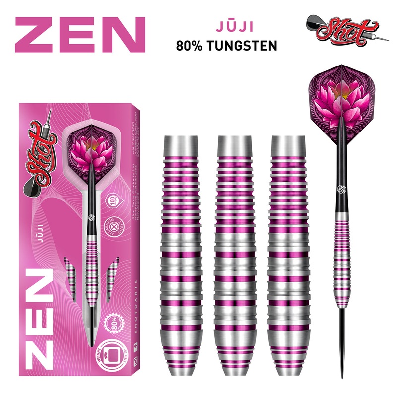 Zen Juji 80% Tungsten Steel Tip Darts by Shot 23 Gram